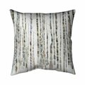 Begin Home Decor 26 x 26 in. Birch Trees Forest-Double Sided Print Indoor Pillow 5541-2626-LA135